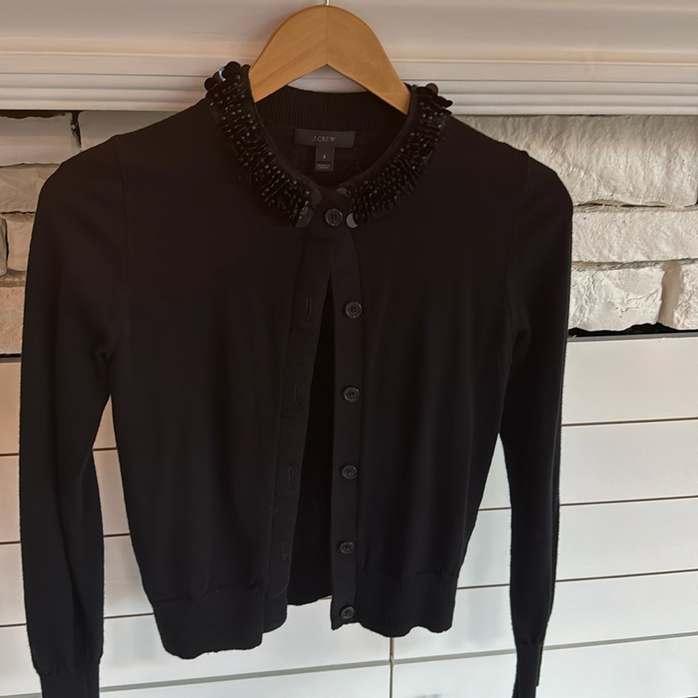 J Crew Sequin Cardigan